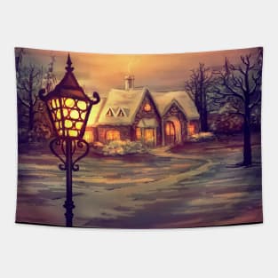 Warm home Tapestry