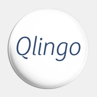 Qlingo Logo Pin