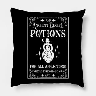 Ancient recipe witch potions Pillow