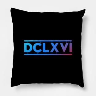 DCLXVI Pillow