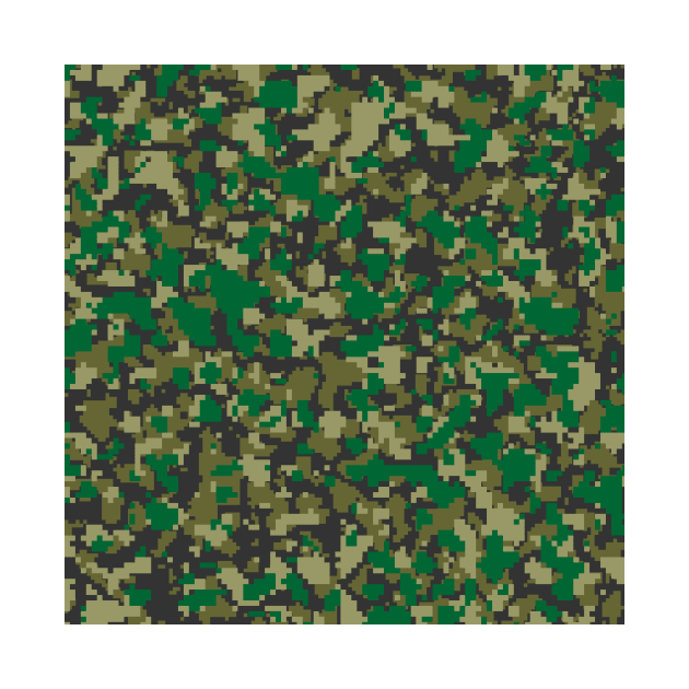 Army camo pattern digital Camouflage by Tshirtstory