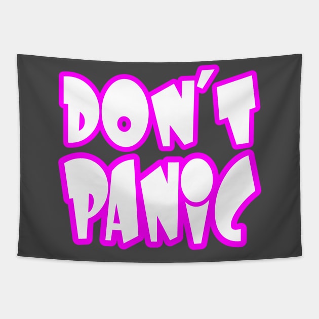 Don't Panic Tapestry by VDUBYA