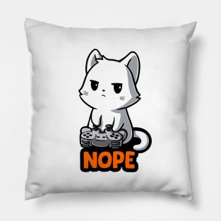 Cat playing games Pillow