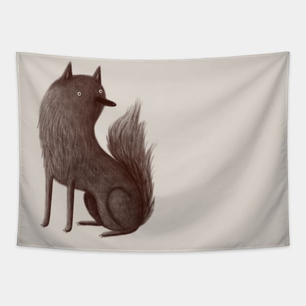 Wolfie Tapestry by Sophie Corrigan