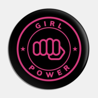 girl power punch - feminist struggle - hand struggle - super girl struggle Pin