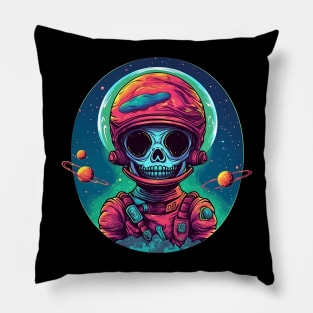 Horror Astronaut skeleton Pillow