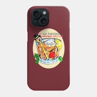 An Old Fashioned Christmas Greeting Phone Case