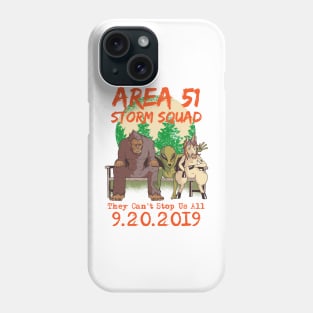 Area 51 First Annual 5K Alien UFO They Cant Stop Us All Gifts Phone Case