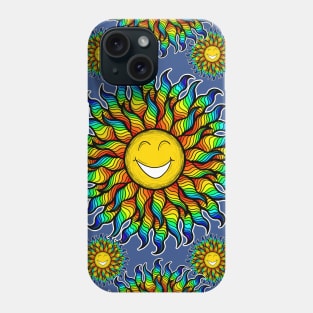 SUPER HAPPY SUN RAINBOW SUNSHINE Phone Case