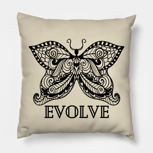 Evolve Pillow by WonderBubbie