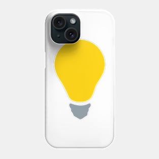 Lightbulb Emoticon Phone Case