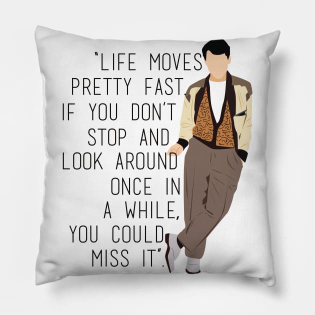 Ferris Bueller Pillow by mariansar