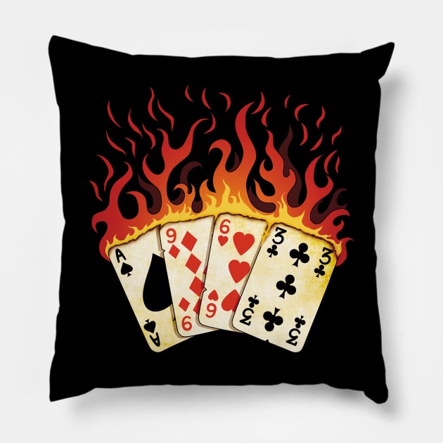 Born in 1963 - Birthday Burning Cards Pillow by TMBTM