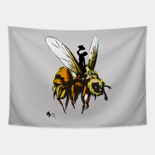 Just Bee Tapestry by Yeti Ink ~ Yeti307