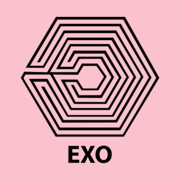 exo logo exo logo t shirt teepublic uk