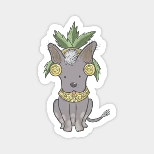 Aztec Xoloitzcuintle Magnet