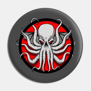 Cthulhu Sigil - Black Border Pin