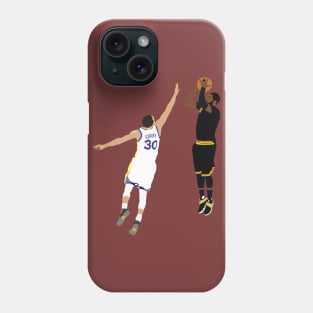 Kyrie Irving Shot Over Stephen Curry Phone Case