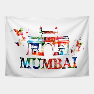 I Love Mumbai, Bollywood Tees, Desi Tees Tapestry