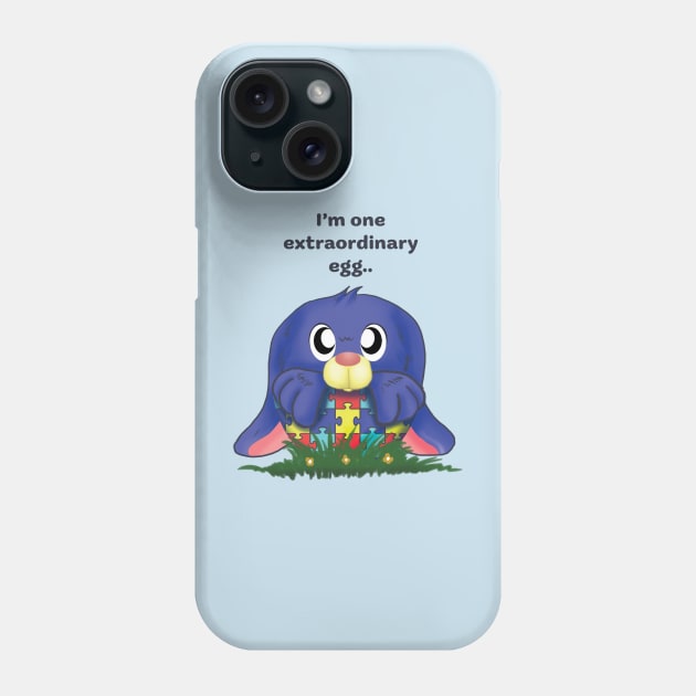 Extraordinary Bunny Autism Phone Case by cast8312