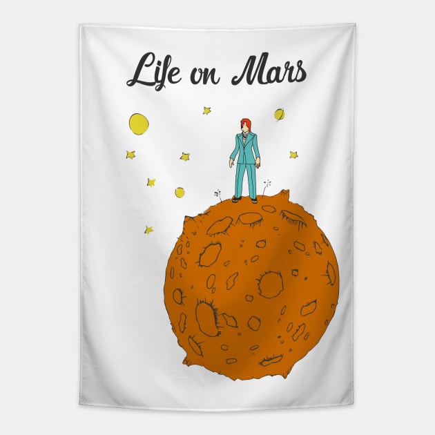 Life On Mars Tapestry by DesignbyDrD