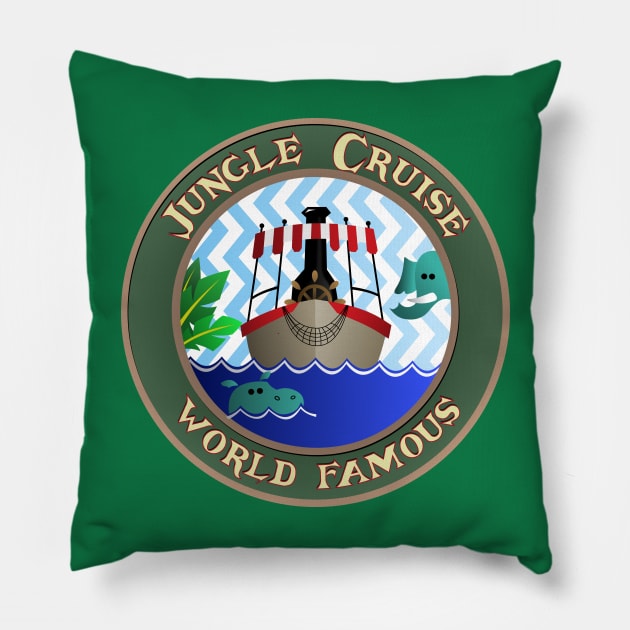 Jungle Cruise Pillow by Gartdog