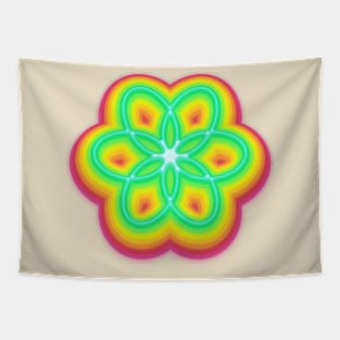 Atomic Flower Tapestry