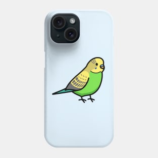 Green Budgie Phone Case