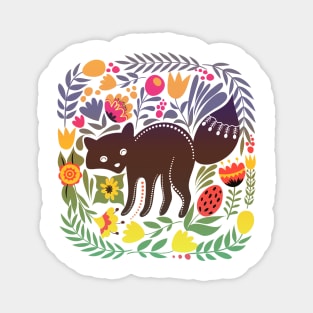 Fox Forest Animal Design Magnet