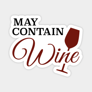 May Contain Wine Magnet