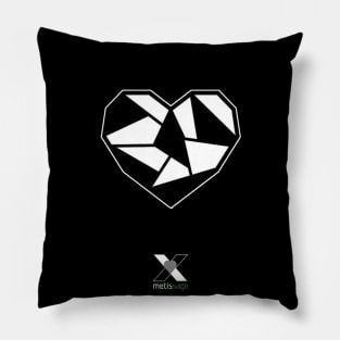 BICOLOR DIAMOND HEART by Metissage -2 Pillow