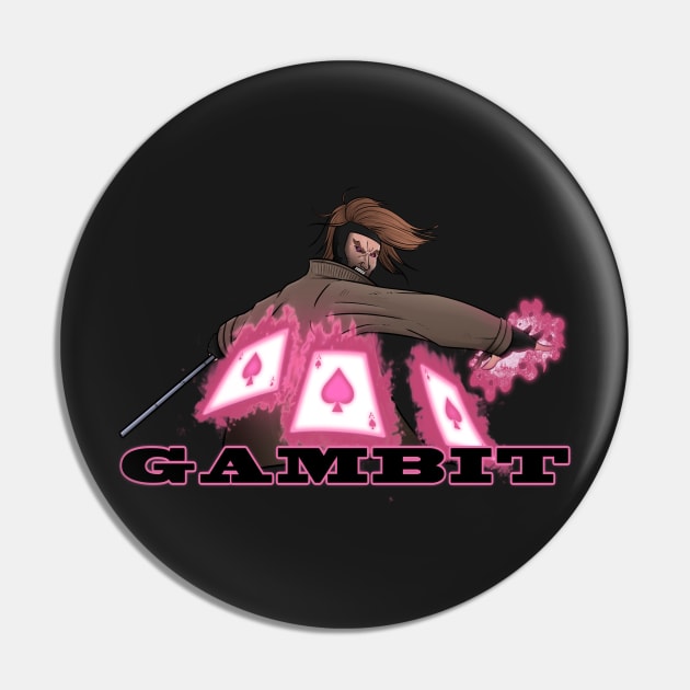 Gambit Pin by MobiusTees