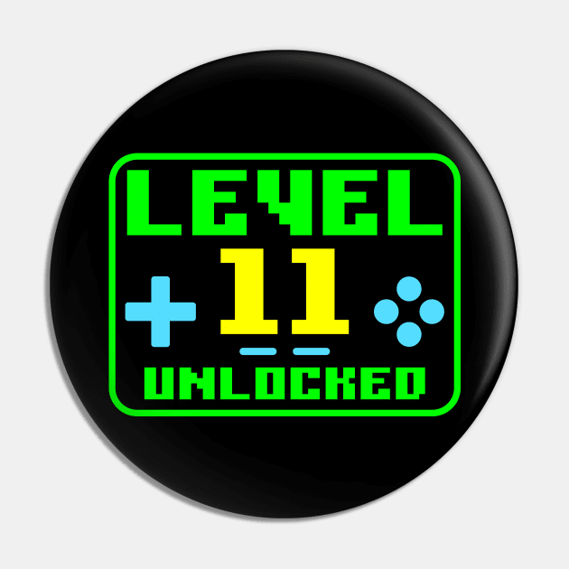 Level 11 Unlocked Pin by colorsplash