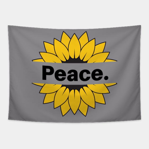 Peace in the World - Take These Pocket Sunflower Seeds Tapestry by Mochabonk