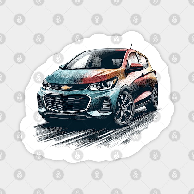 Chevrolet Spark Magnet by Vehicles-Art