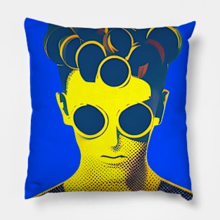 Trippy Retro Hipster Pillow