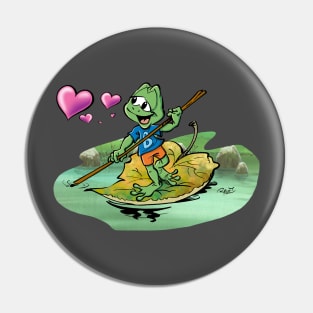 Frog in love Pin