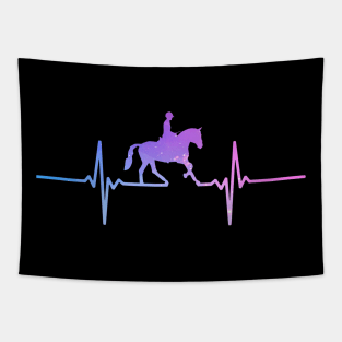 horse riding Tapestry