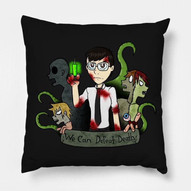 Defeat Death Pillow by Dante6499