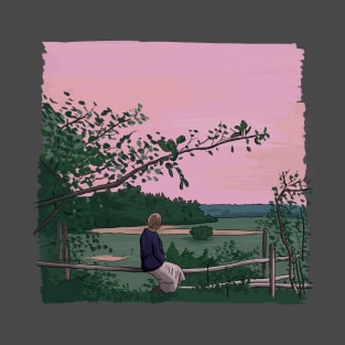 Andrei Tarkovsky's The Mirror Scene Illustration T-Shirt