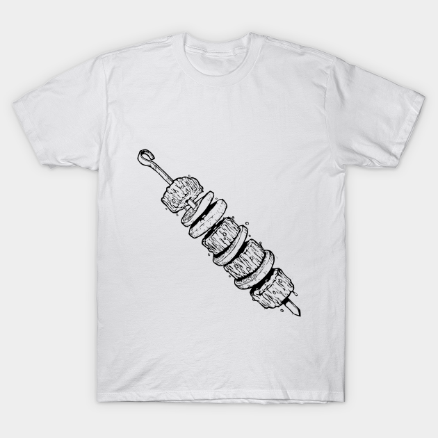 Discover kebab on stick - Kebab - T-Shirt