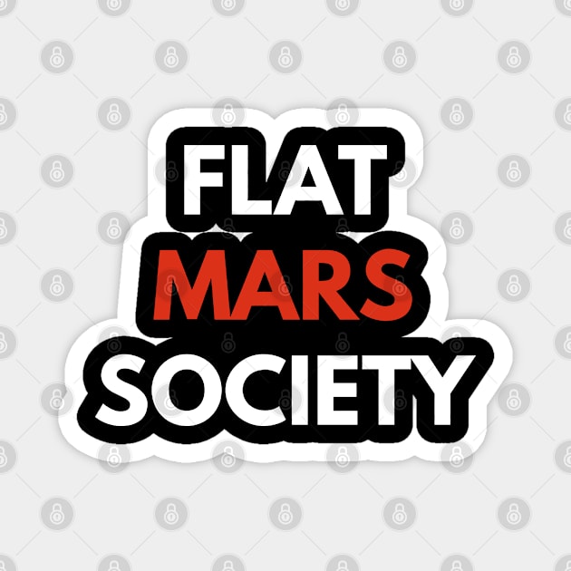 Flat Mars Society Magnet by charlesturners