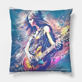 Girl who loves Hard Rock Pillow