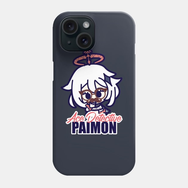 paimon (ace detective) | (fan-art by smoomaru) Phone Case by smoomaru