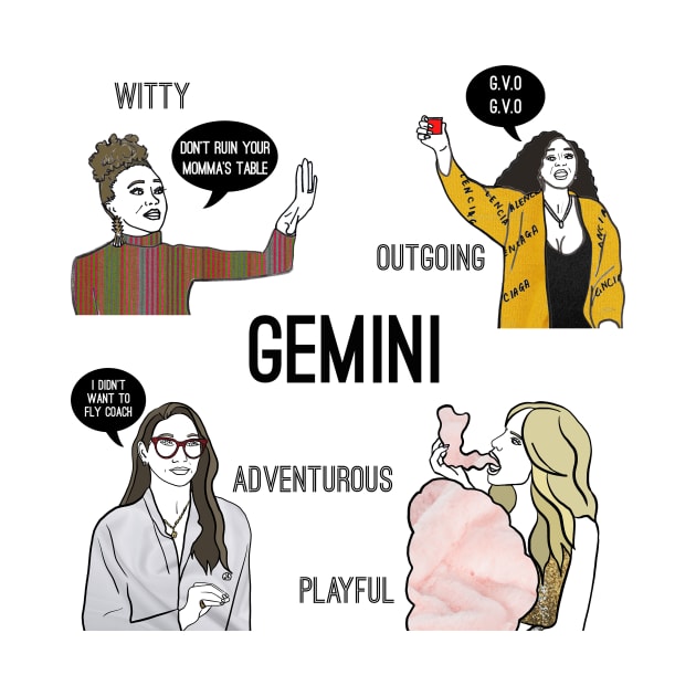 Gemini- Bravostrology series by Katsillustration