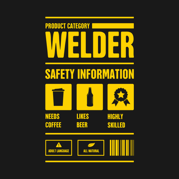 Welder Safety Information | Welding Gift by MeatMan