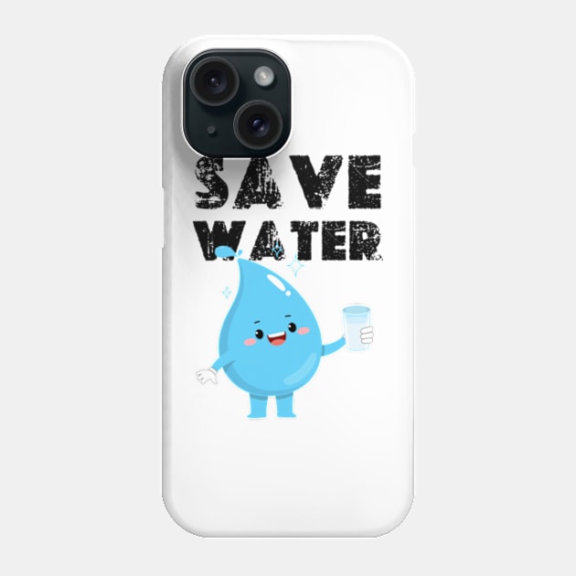 funny save water Phone Case by graphicaesthetic ✅