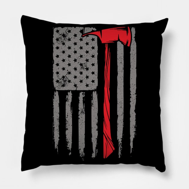 FF-Firefighter T-Shirt Pillow by Murder By Text