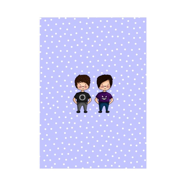 Dan & Phil by hxrtsy