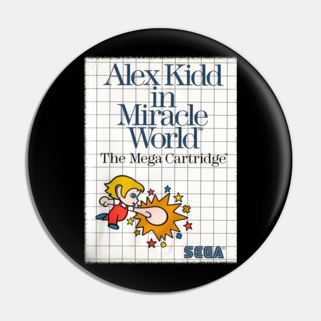 Alex Kidd in Miracle World Pin by thepixelcloud